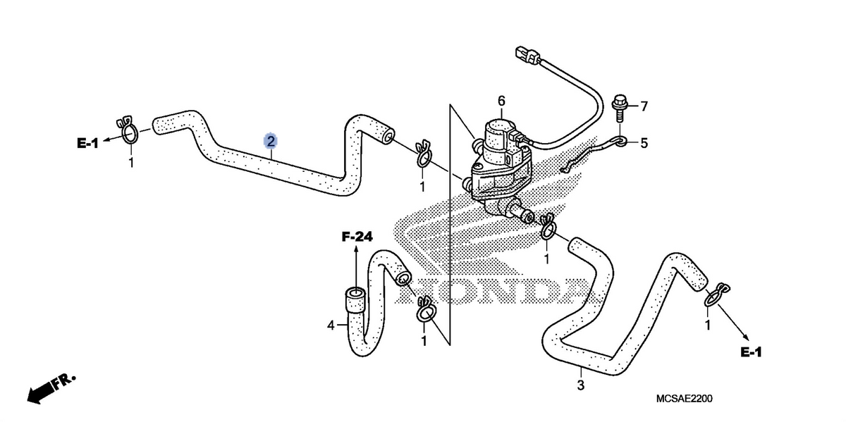 Honda OEM part 18651-MCS-G00