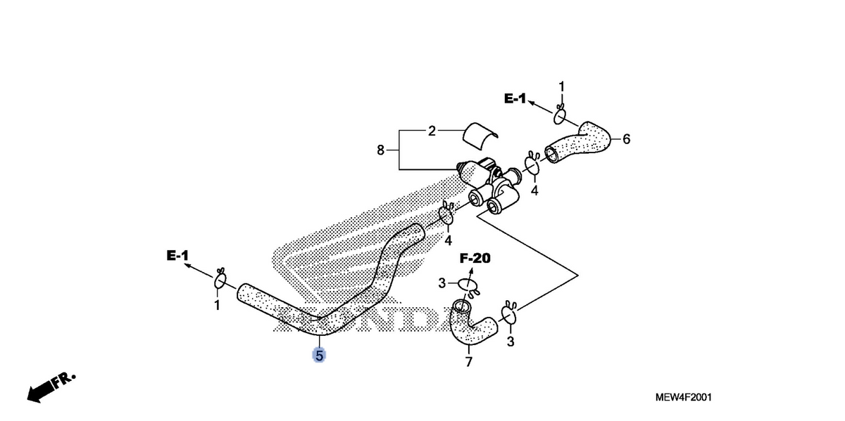 Honda OEM part 18651-MEW-920