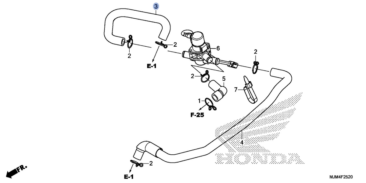 Honda OEM part 18651-MJM-D00