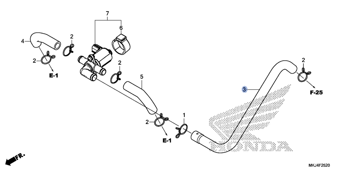 Honda OEM part 18651-MKJ-D00