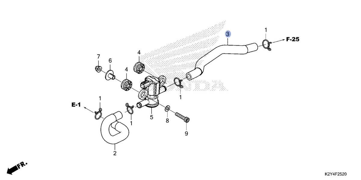 Honda OEM part 18652-K87-A00