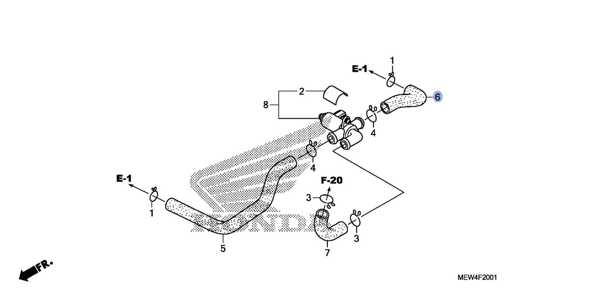 Honda OEM part 18652-MEW-920