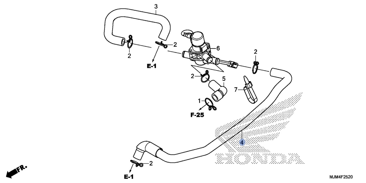 Honda OEM part 18652-MJM-D00