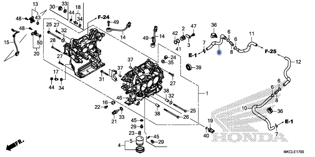 Honda OEM part 18652-MKC-A00