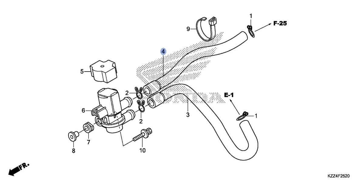 Honda OEM part 18653-KZZ-900