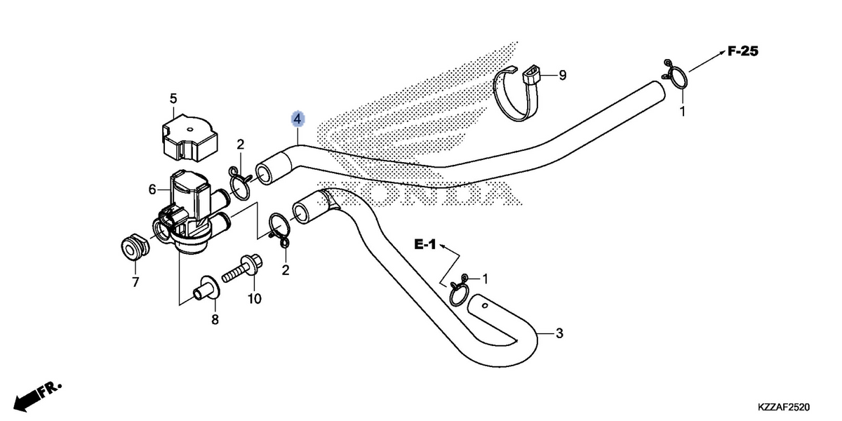 Honda OEM part 18653-KZZ-J00