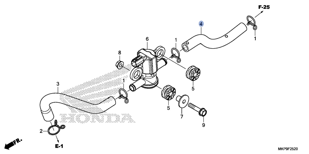 Honda OEM part 18653-MGZ-D00