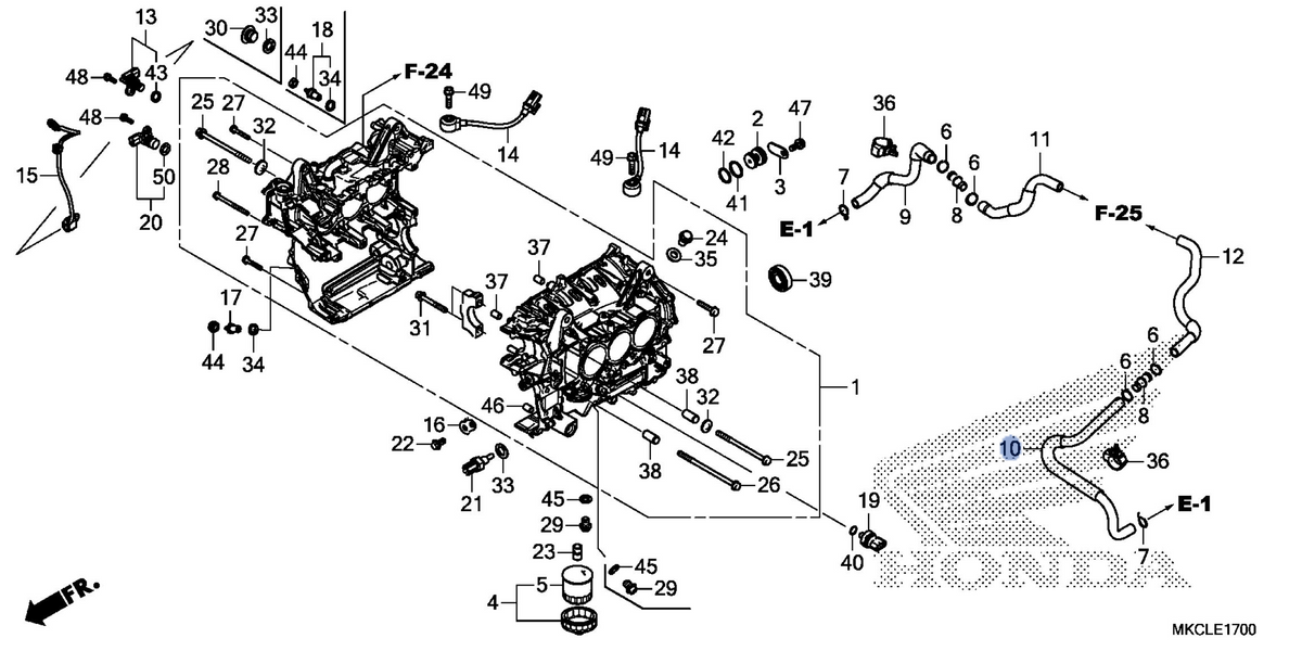 Honda OEM part 18653-MKC-A00
