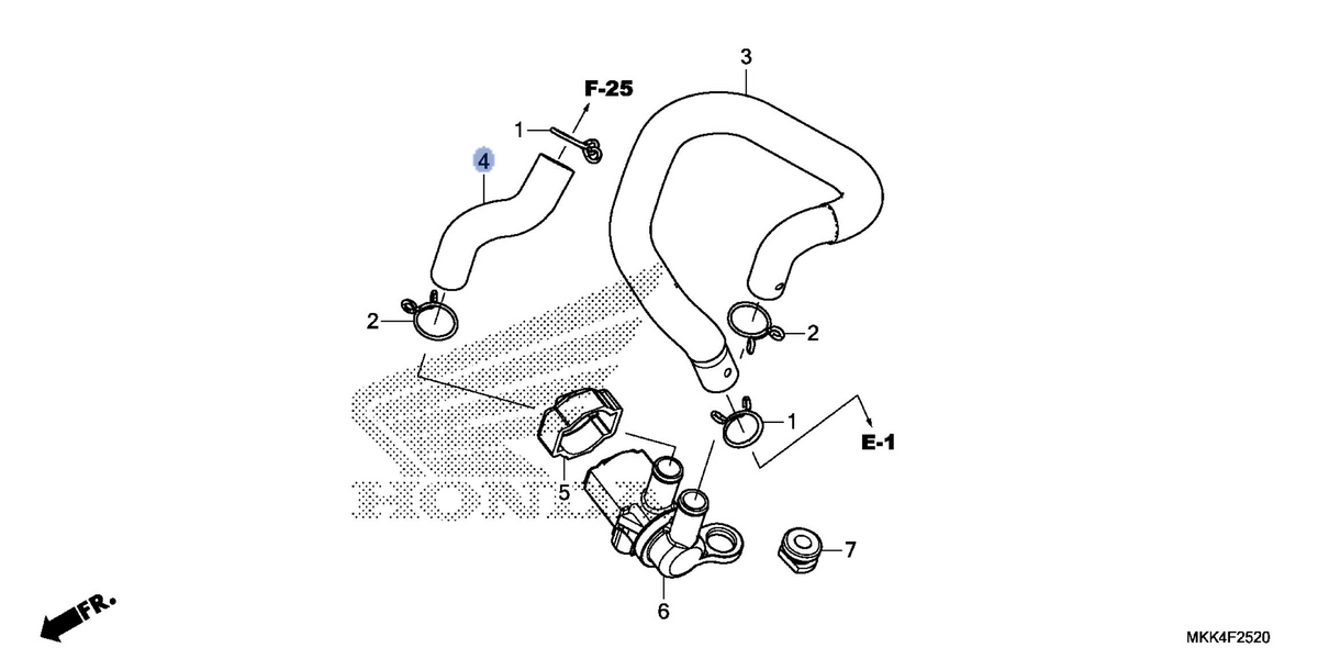 Honda OEM part 18653-MKK-D00