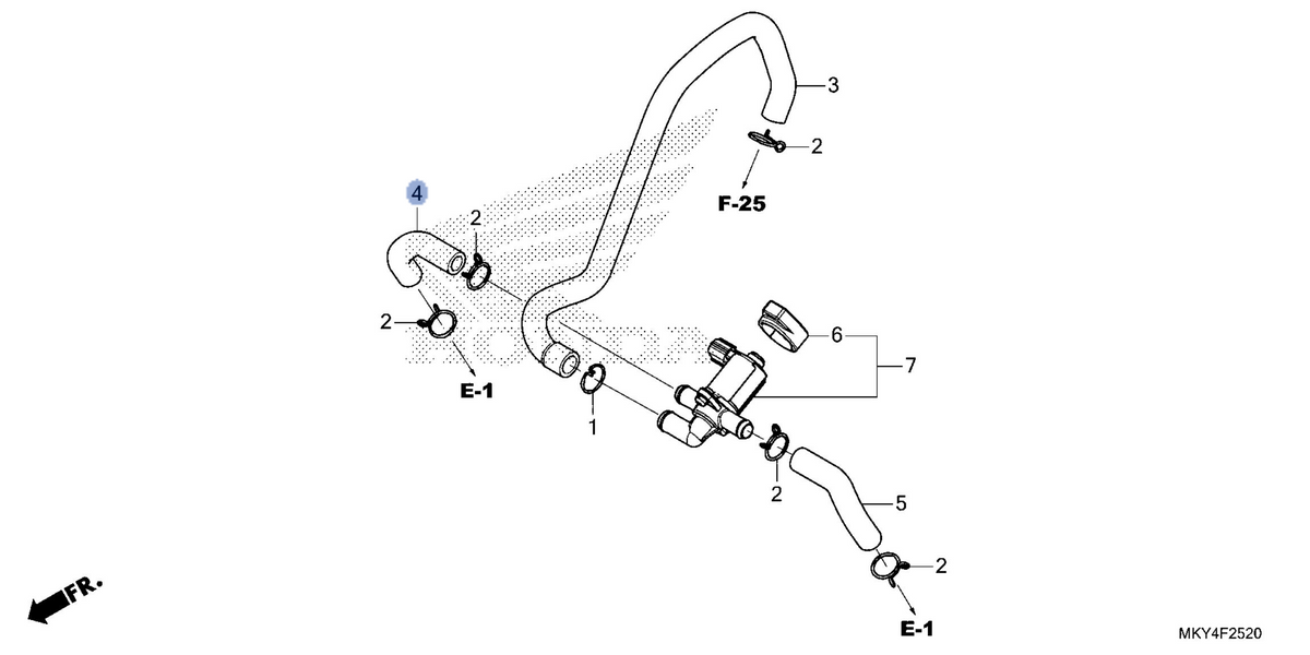 Honda OEM part 18653-MKN-D50