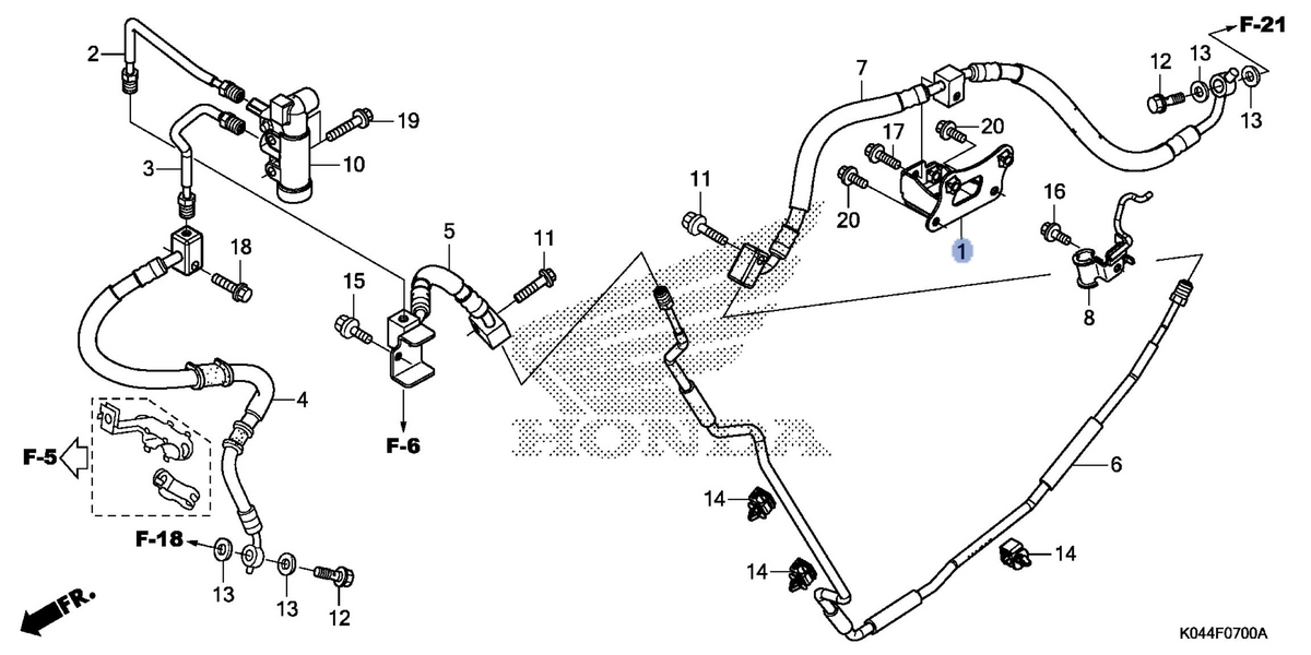 Honda OEM part 18654-K04-930