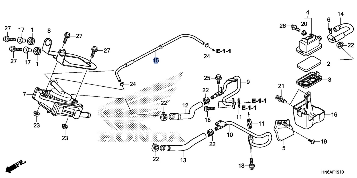 Honda OEM part 18655-HS0-A00