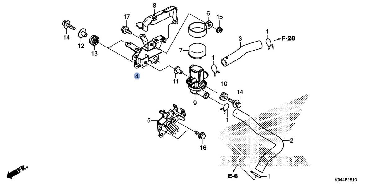 Honda OEM part 18655-K04-930