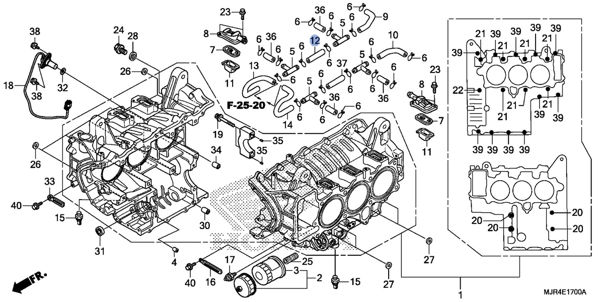 Honda OEM part 18655-MCA-000