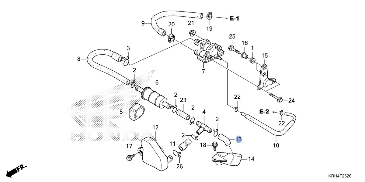 Honda OEM part 18656-KRH-900