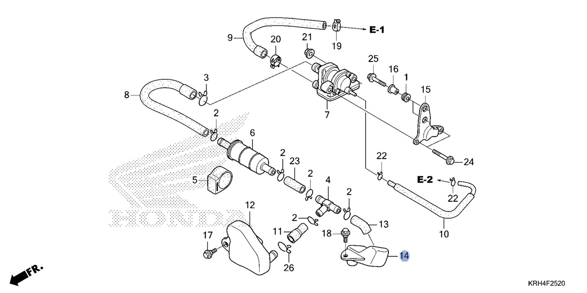 Honda OEM part 18657-KRH-D20