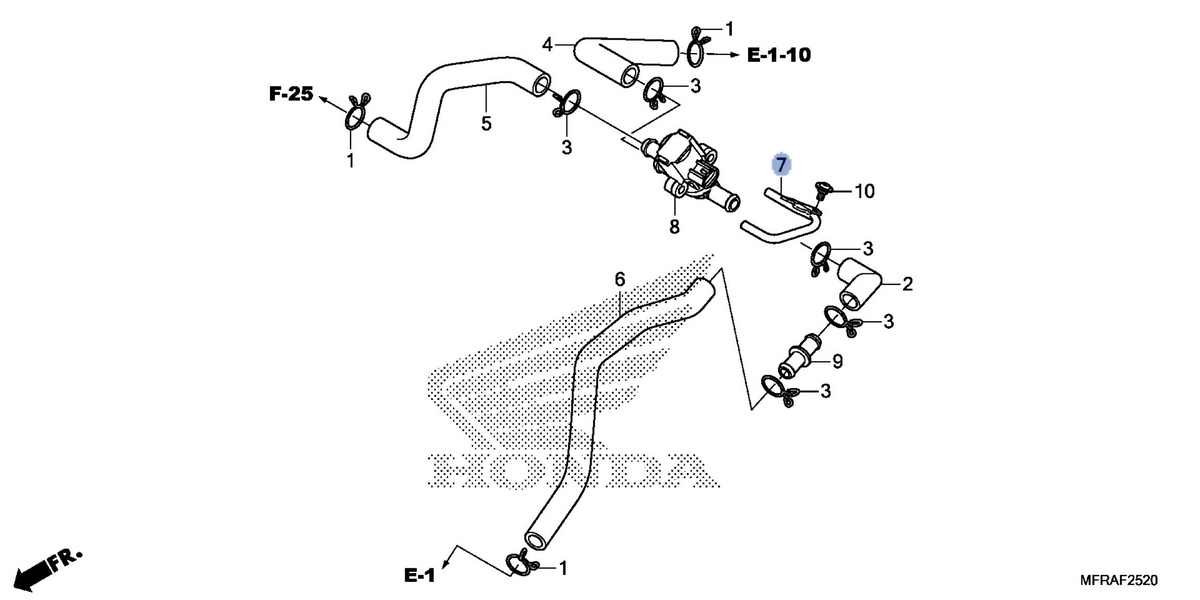 Honda OEM part 18661-MFR-670