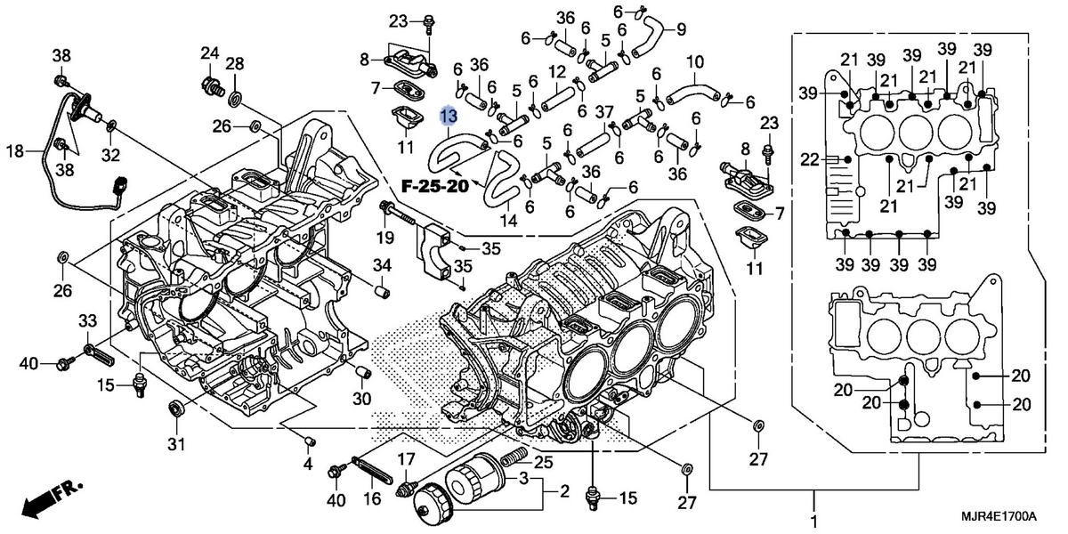 Honda OEM part 18662-MCA-A60
