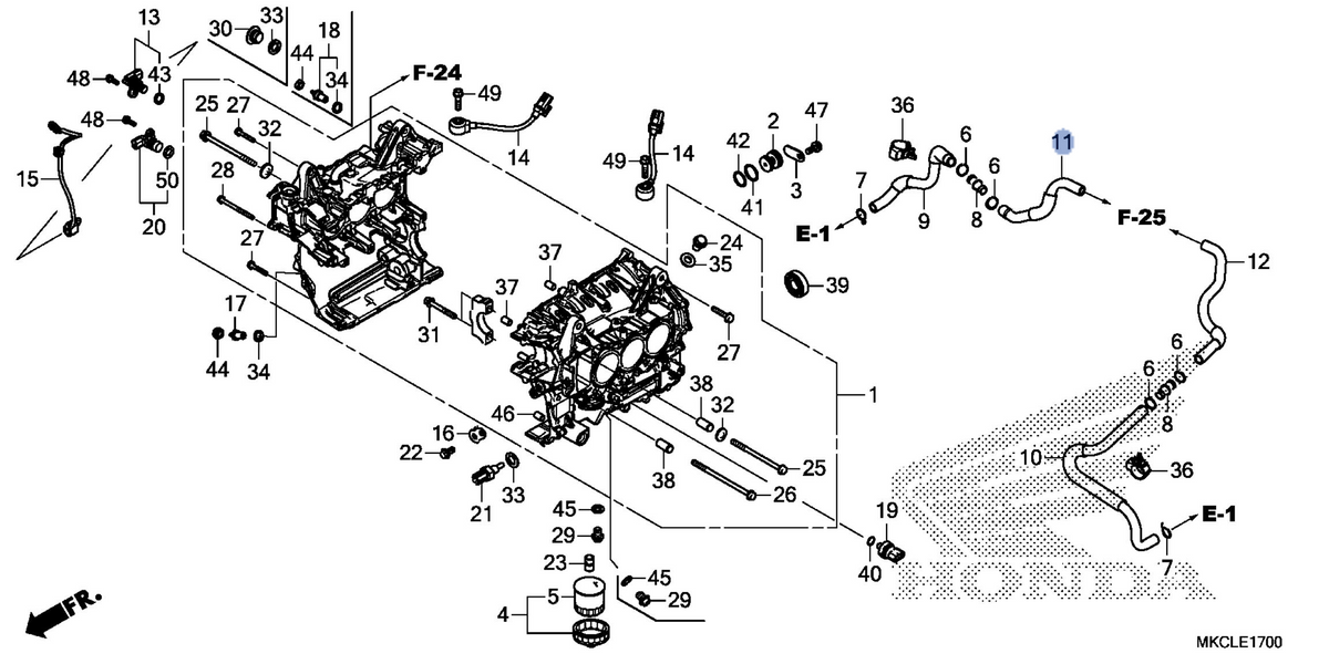 Honda OEM part 18662-MKC-A00