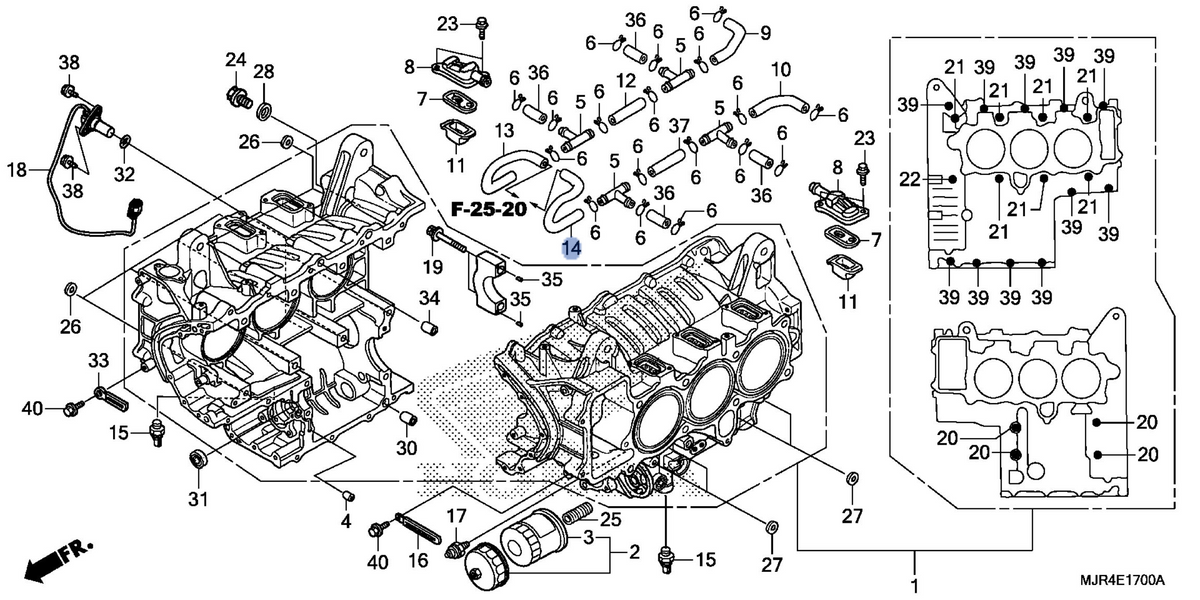 Honda OEM part 18663-MCA-A60