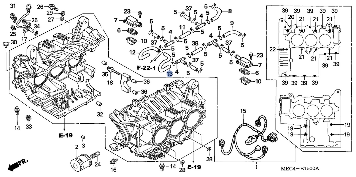 Honda OEM part 18663-MEC-000