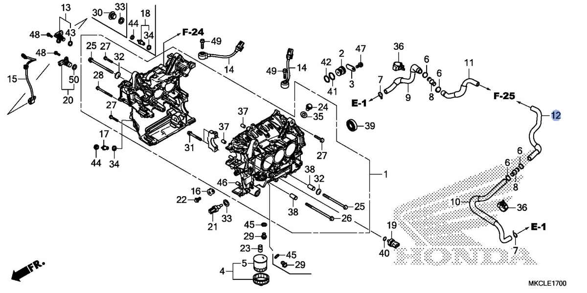 Honda OEM part 18663-MKC-A00