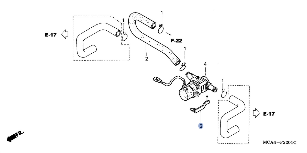 Honda OEM part 18665-MCA-000