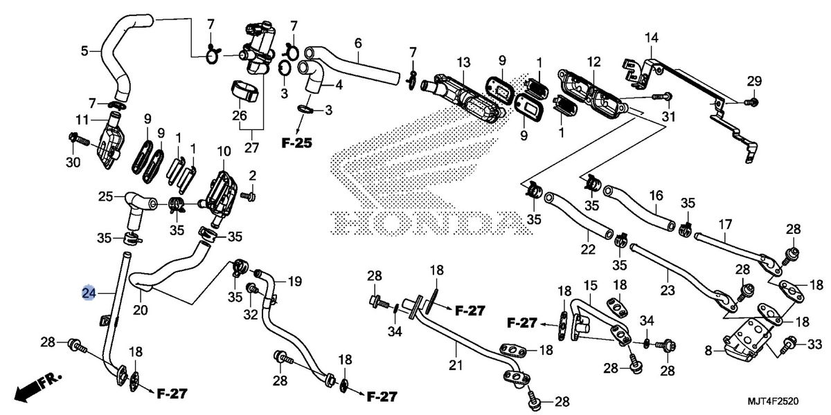 Honda OEM part 18670-MJT-E00