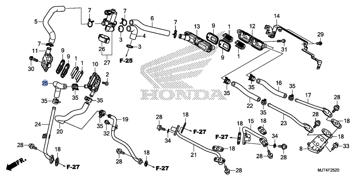 Honda OEM part 18671-MJT-E00