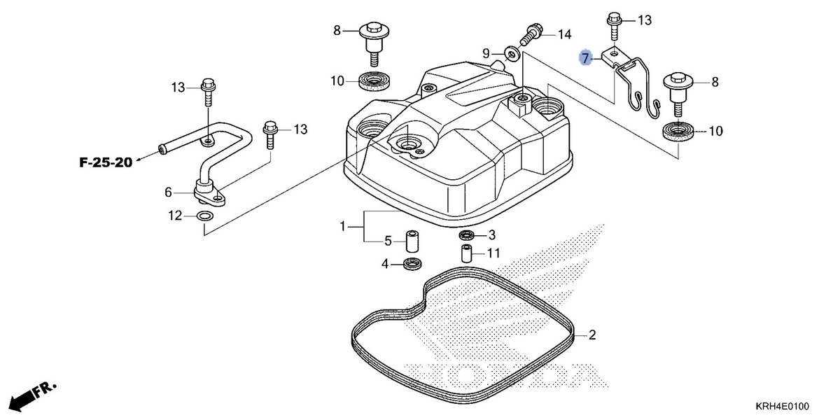 Honda OEM part 18700-KWK-900