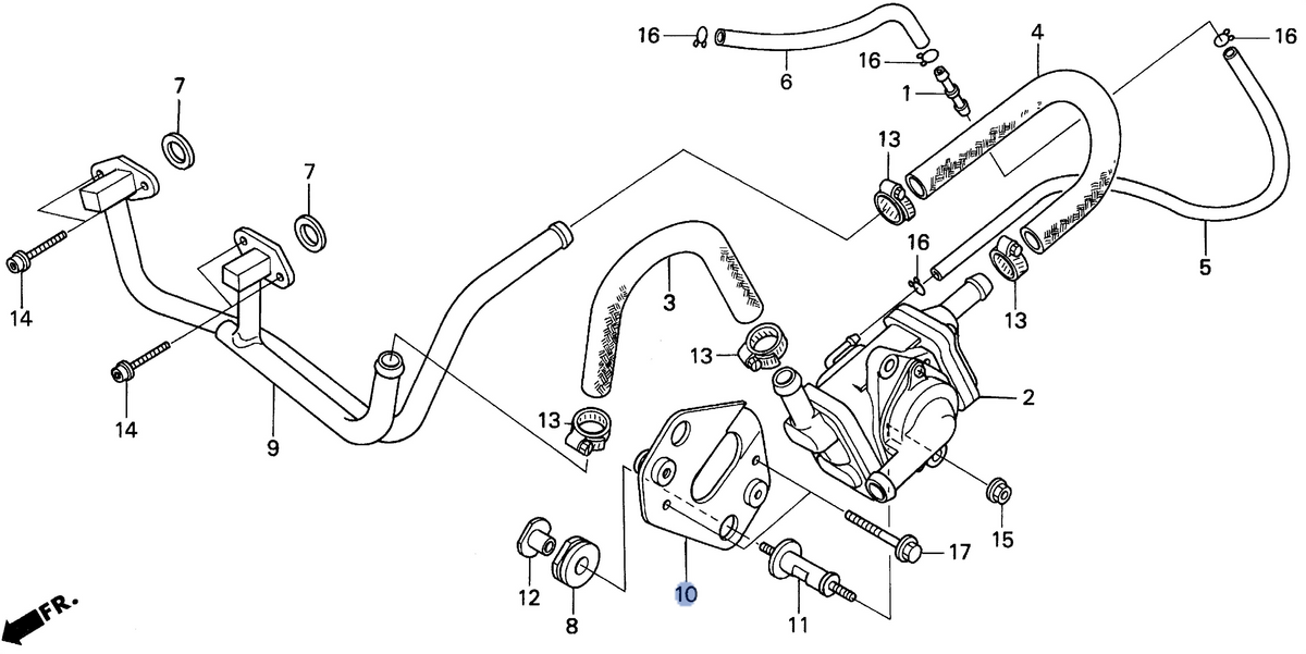 Honda OEM part 18710-MW2-770