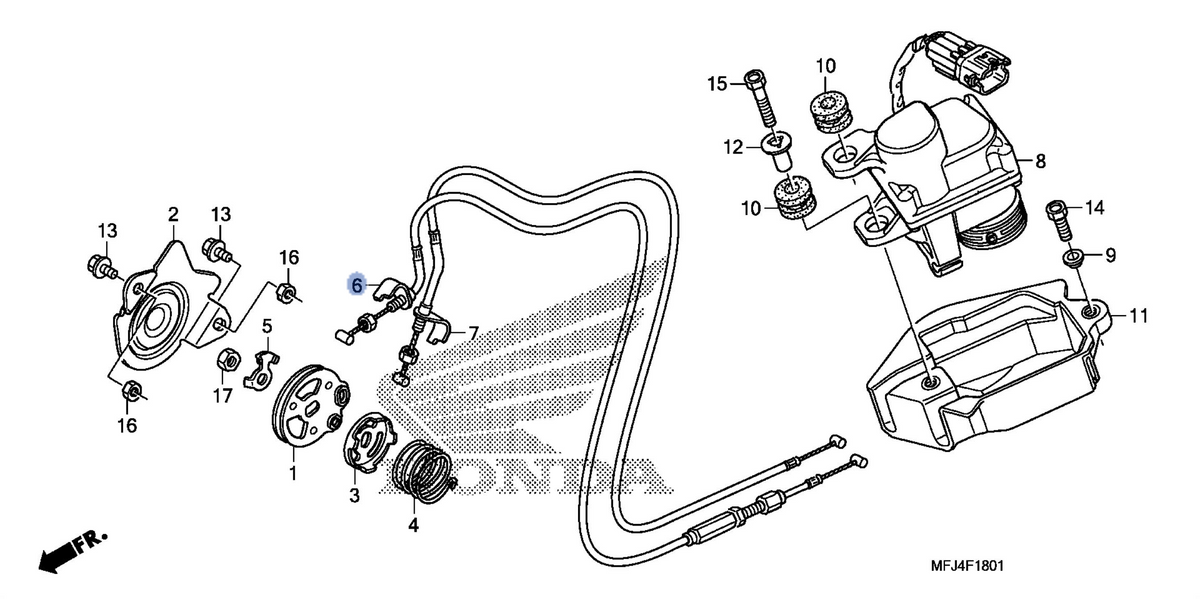 Honda OEM part 18910-MFJ-D01