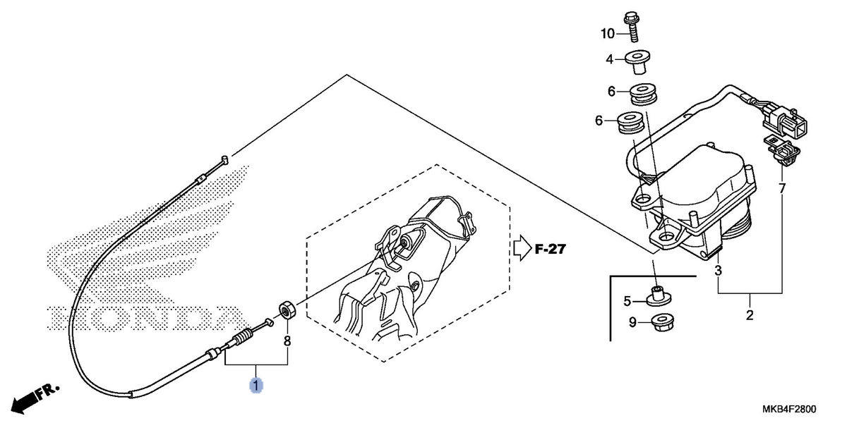 Honda OEM part 18910-MFL-000