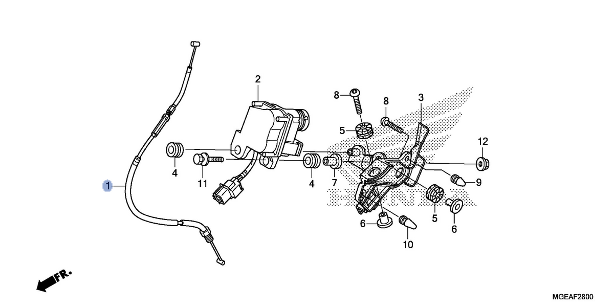 Honda OEM part 18910-MGE-000