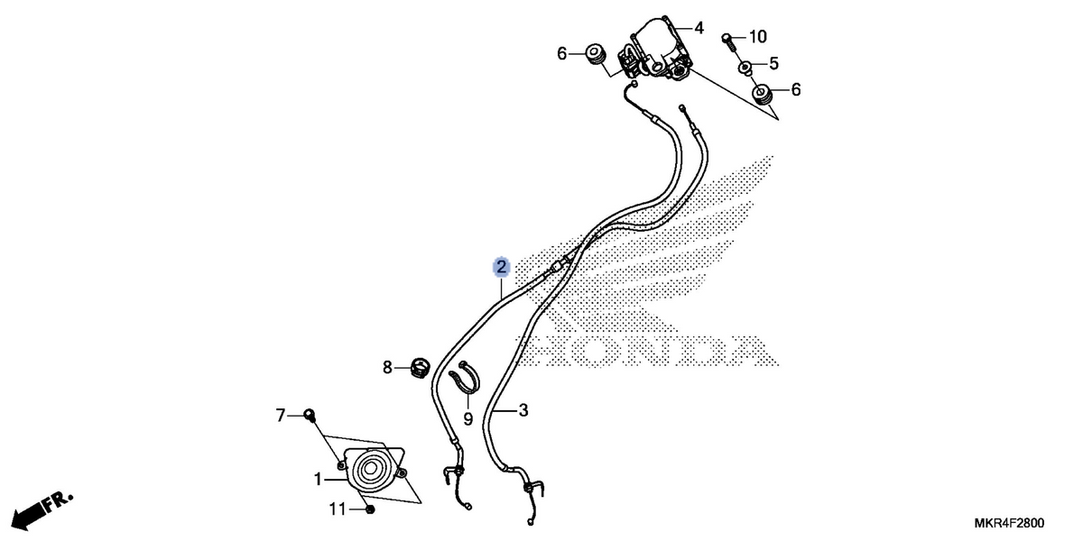 Honda OEM part 18910-MKR-D10