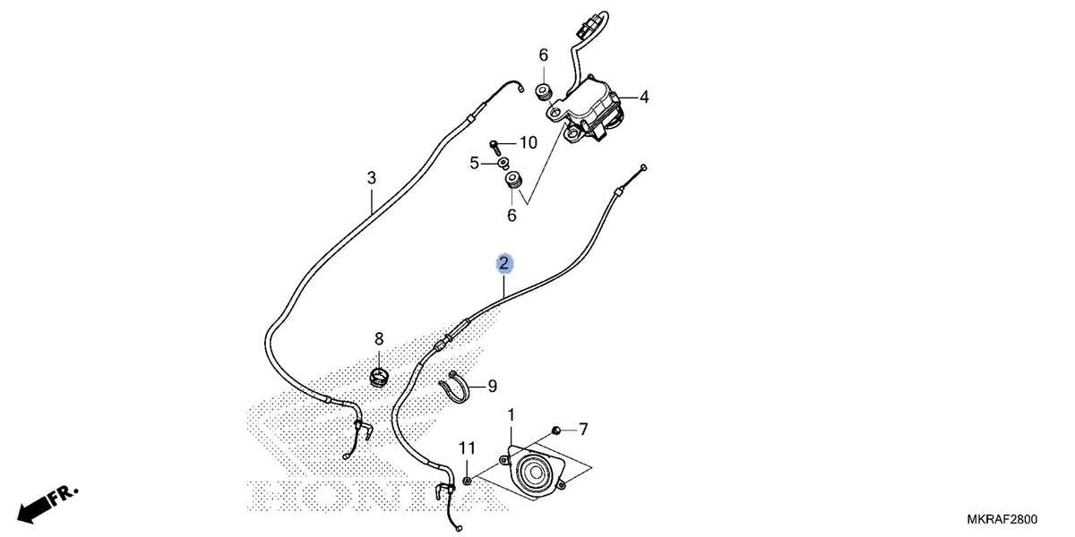 Honda OEM part 18910-MKR-DH0