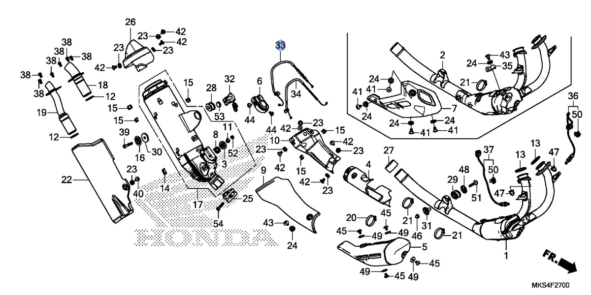 Honda OEM part 18910-MKS-E20