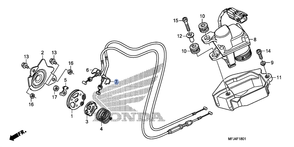 Honda OEM part 18920-MFJ-D00