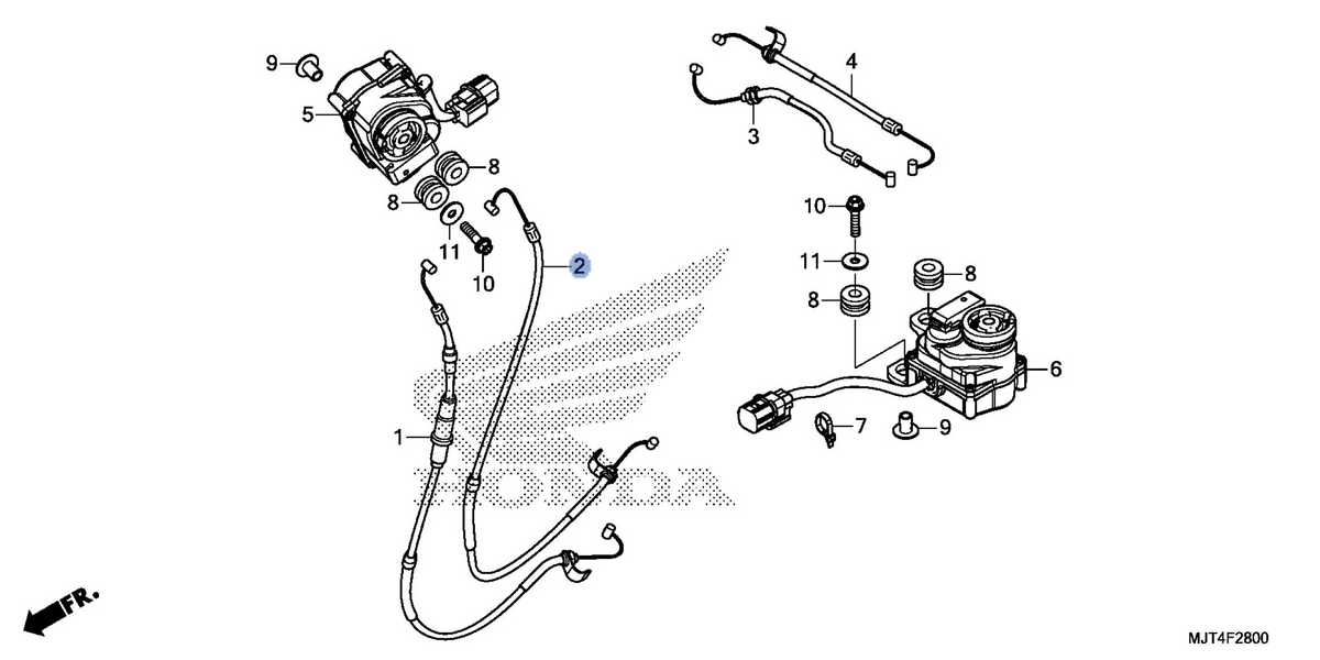 Honda OEM part 18920-MJT-E00