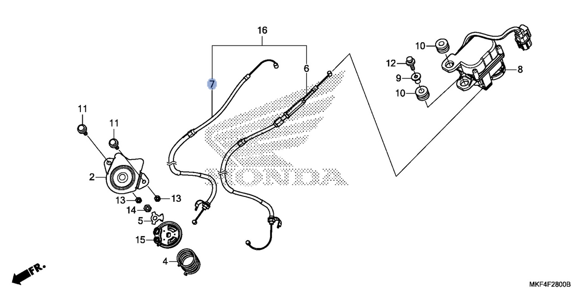 Honda OEM part 18920-MKF-D43
