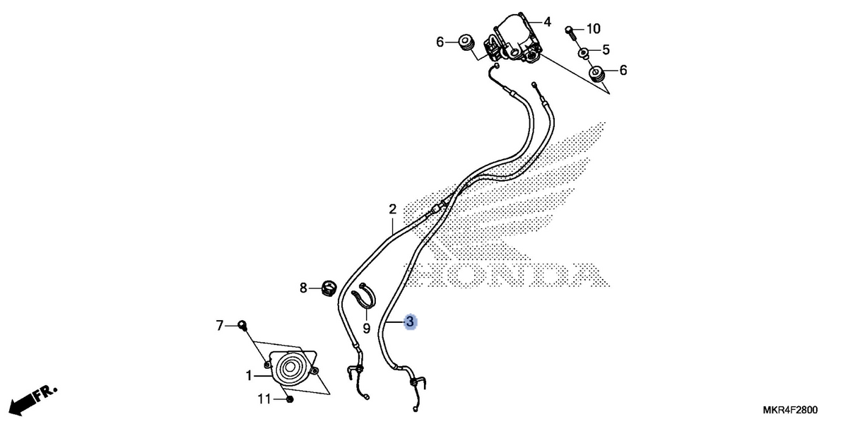 Honda OEM part 18920-MKR-D10