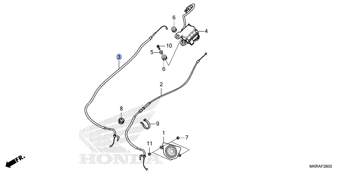 Honda OEM part 18920-MKR-DH0
