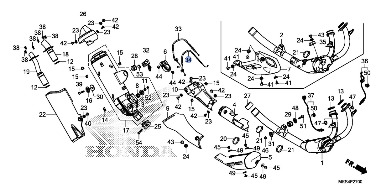 Honda OEM part 18920-MKS-E20
