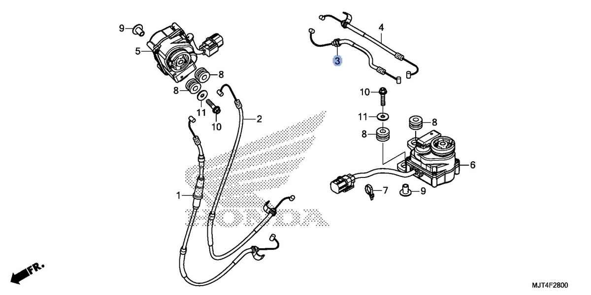 Honda OEM part 18930-MJT-E00