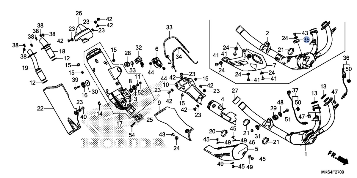 Honda OEM part 18950-MKS-E20
