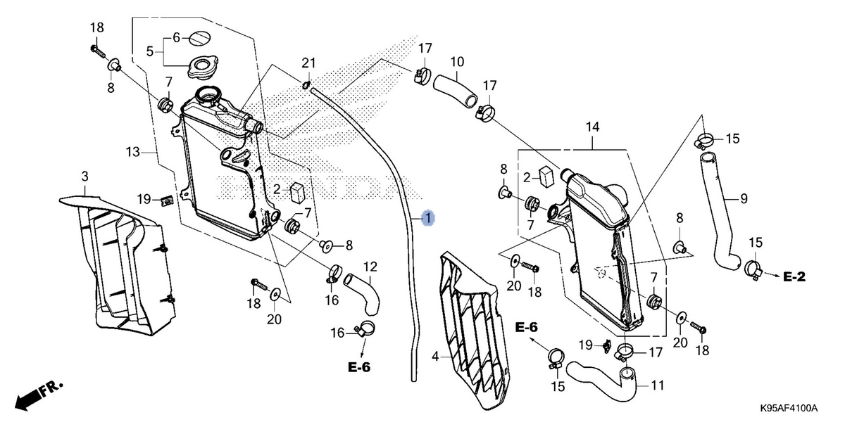 Honda OEM part 19003-MKE-A70