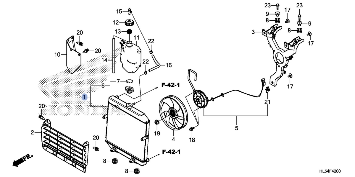 Honda OEM part 19010-HL5-A01