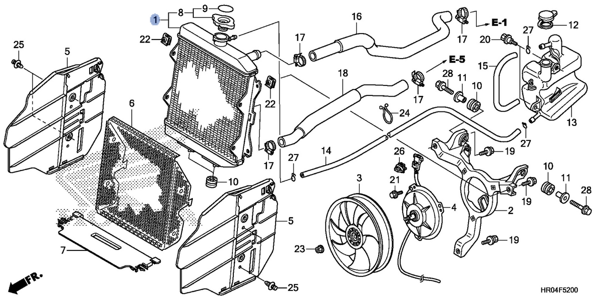 Honda OEM part 19010-HP5-601