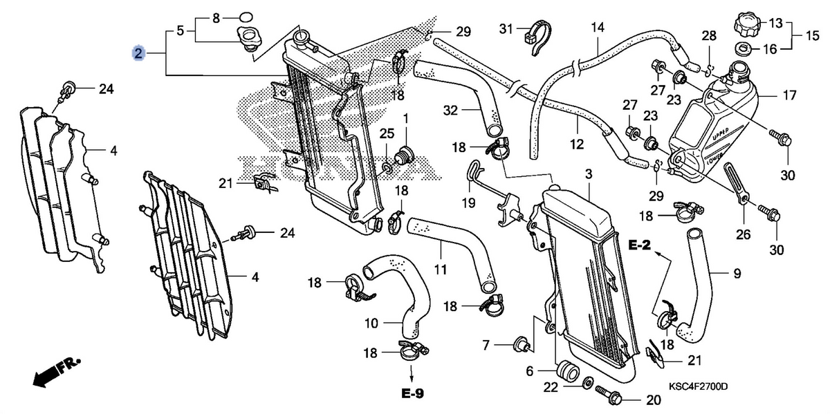 Honda OEM part 19010-KSC-A11