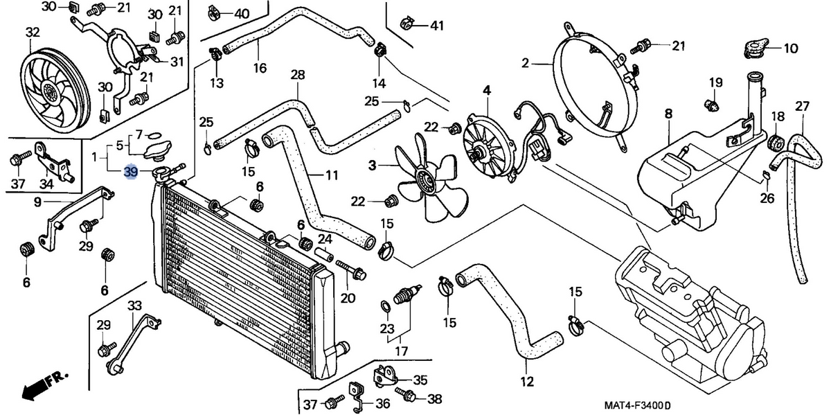 Honda OEM part 19010-MAT-E21
